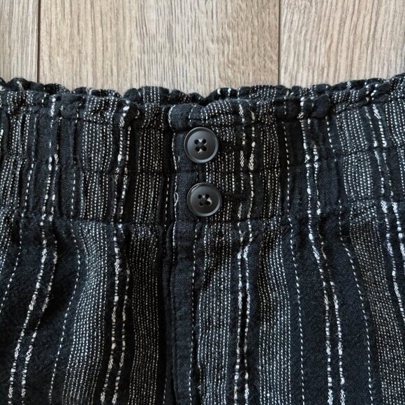 Briggs Linen Blend Wide Leg Pull-On Pants with Black and White Stripes Size XL - Picture 4 of 10